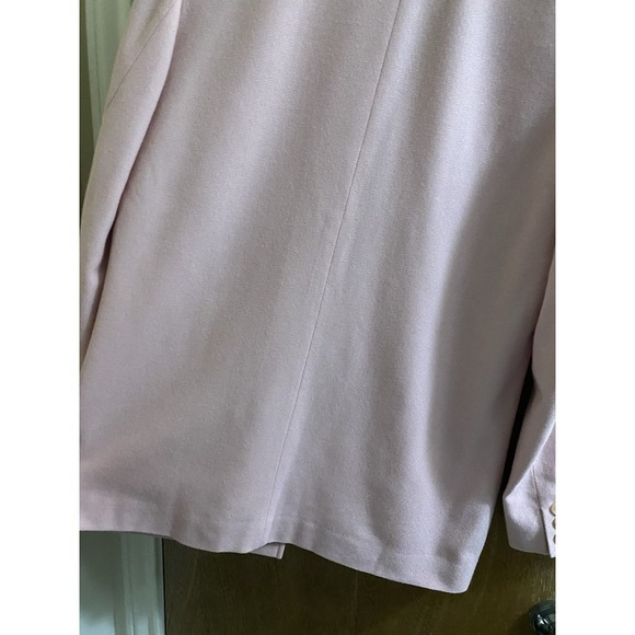 Vintage Pendleton Wool Light Pink Collared Blazer Jacket Women's Size 8 80s 90s - Picture 8 of 16